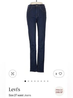 Levi's Women's Dark Blue Boot-Cut Jeans